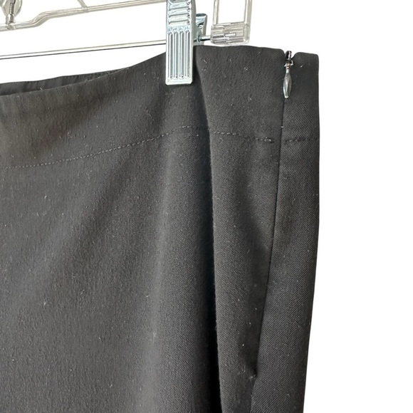 Talbots Heritage Black Side-Zipper Career Pants, Black, 14P - Picture 3 of 6